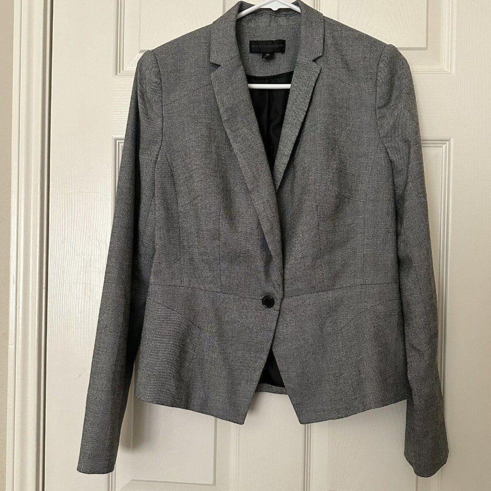 Women’s Worthington Grey Blazer Jacket Size 10